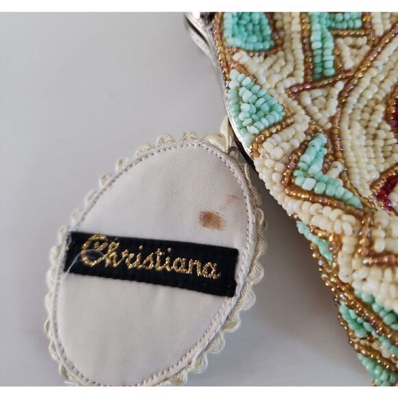 Vintage Christiana Beaded Evening Bag - Multicolor - Picture 6 of 7